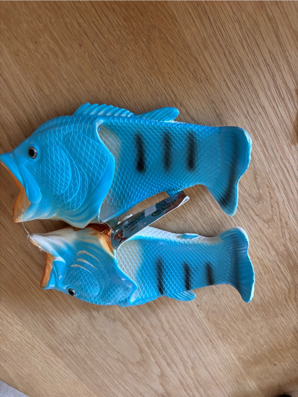 🐟 Coddies Blue Fish Flops / Novelty Sandals 🐟